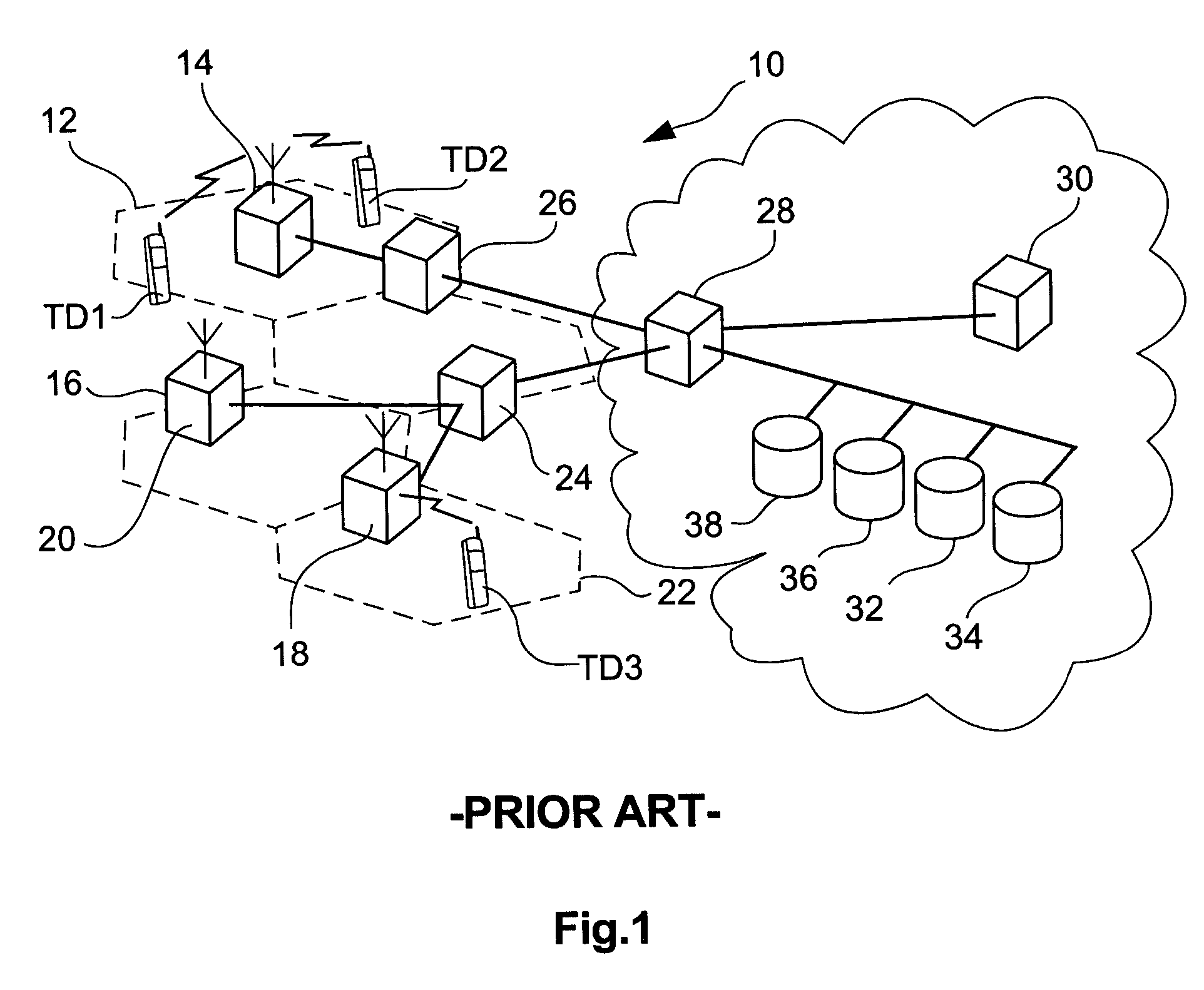 Low-cost radio access network enabling local switching