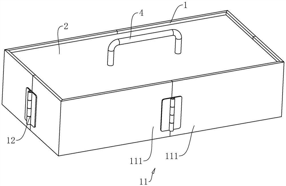 Detachable cast-in-place concrete reserved hole mold