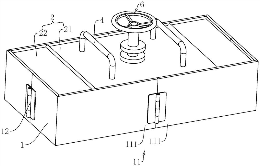 Detachable cast-in-place concrete reserved hole mold