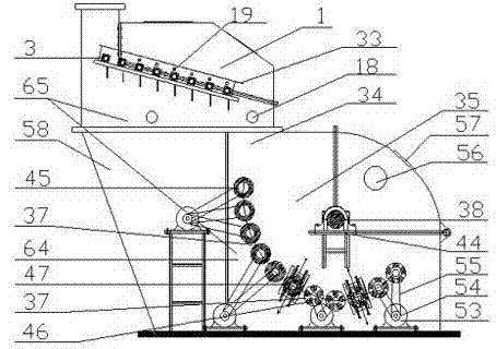 Sieving and crushing integrated machine