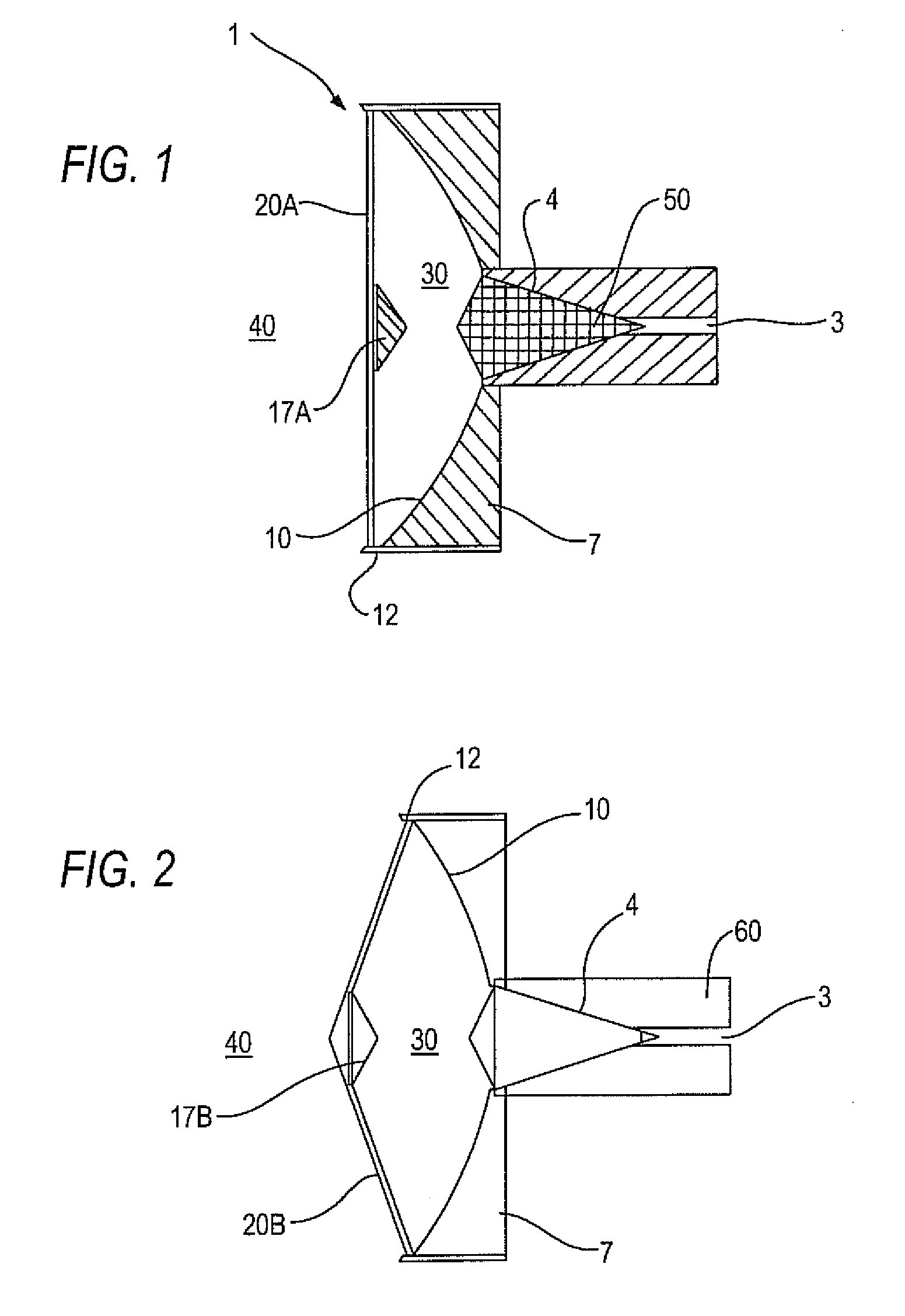 Parabolic antenna with an integrated sub reflector