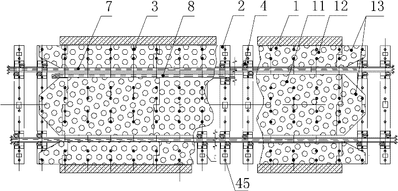 Sleeper bolting elastic road junction