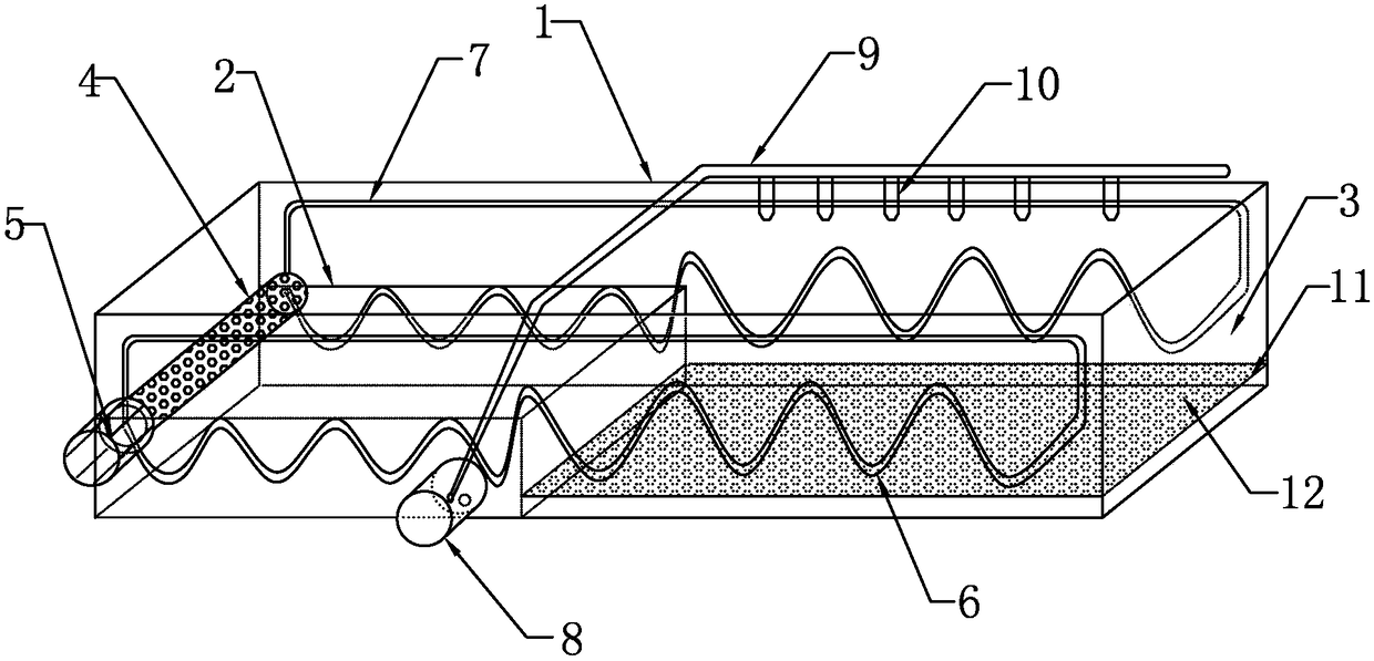 Seamless steel pipe continuous pickling device and method