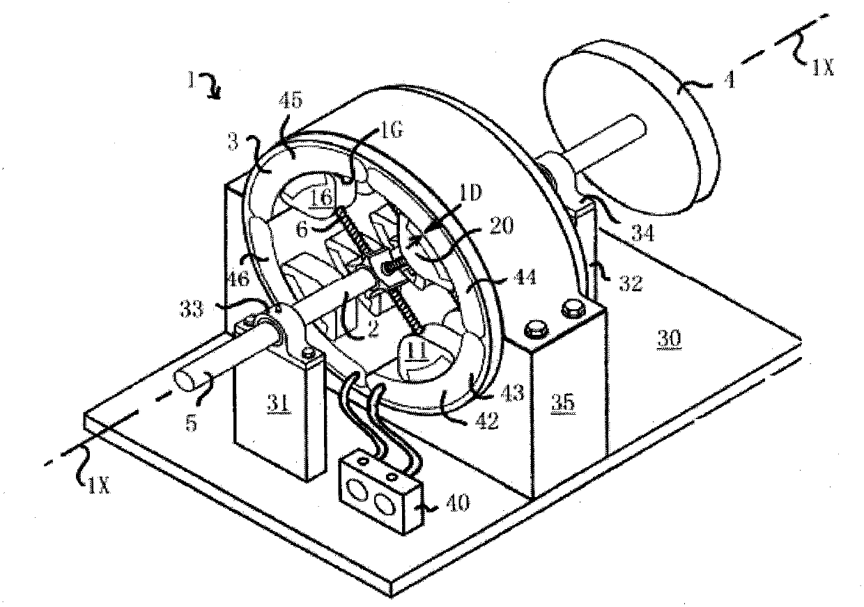 Apparatus for converting kinetic energy into usable power and improvement thereof