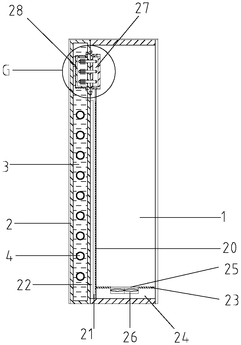 Equipment cabinet liquid cooling system