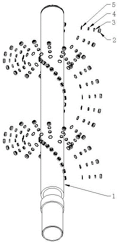 Cable Fittings Spiral Wide Set Connectors