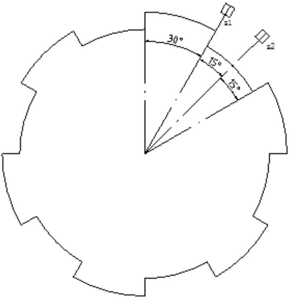 Rotor position detection device of four-phase switched reluctance motor