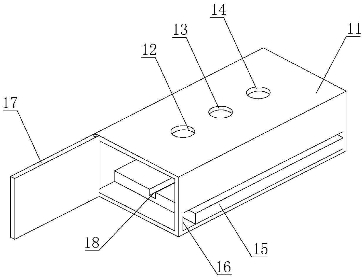 Device for preparing radioactive sample