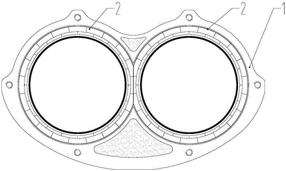 Concrete pump, spectacle plate for concrete pump and manufacturing method thereof