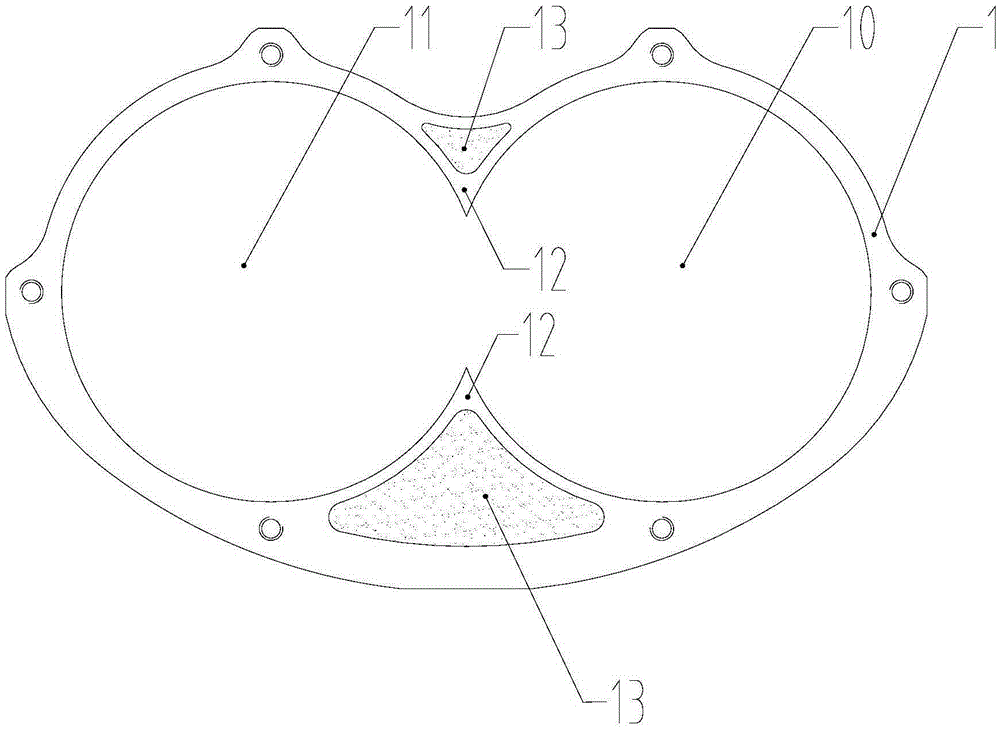 Concrete pump, spectacle plate for concrete pump and manufacturing method thereof