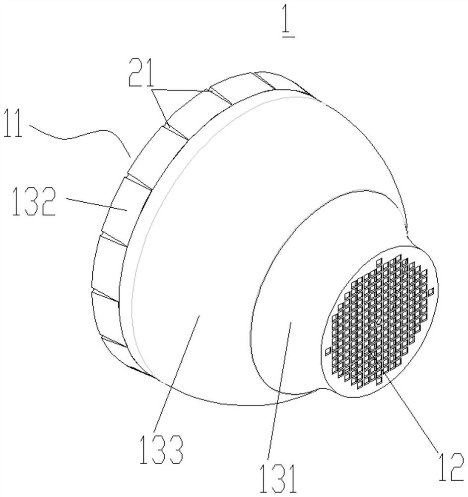 Motor fan cover, motor