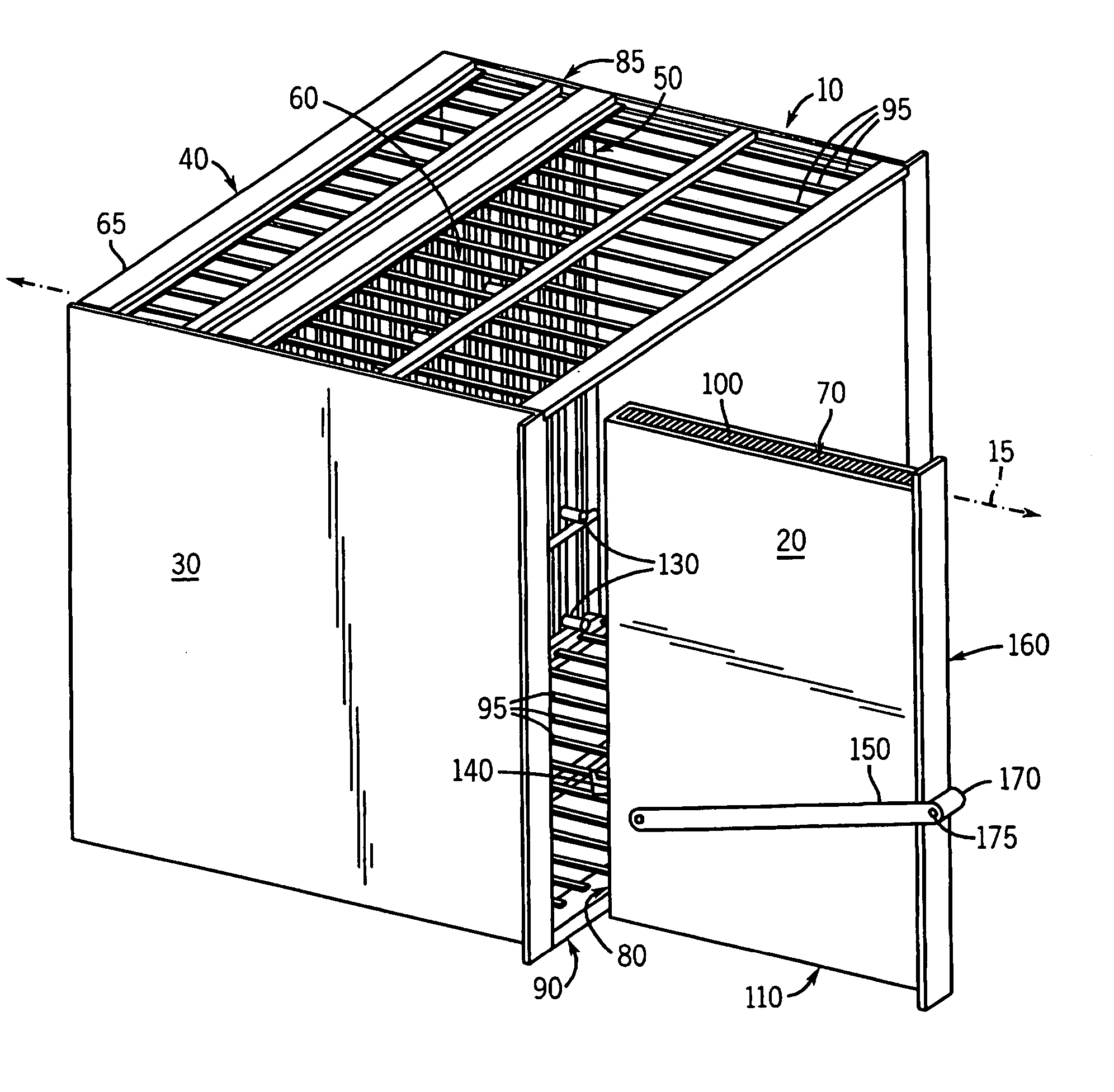 System for insertion and extraction of a printed circuit board module into and out of a subrack