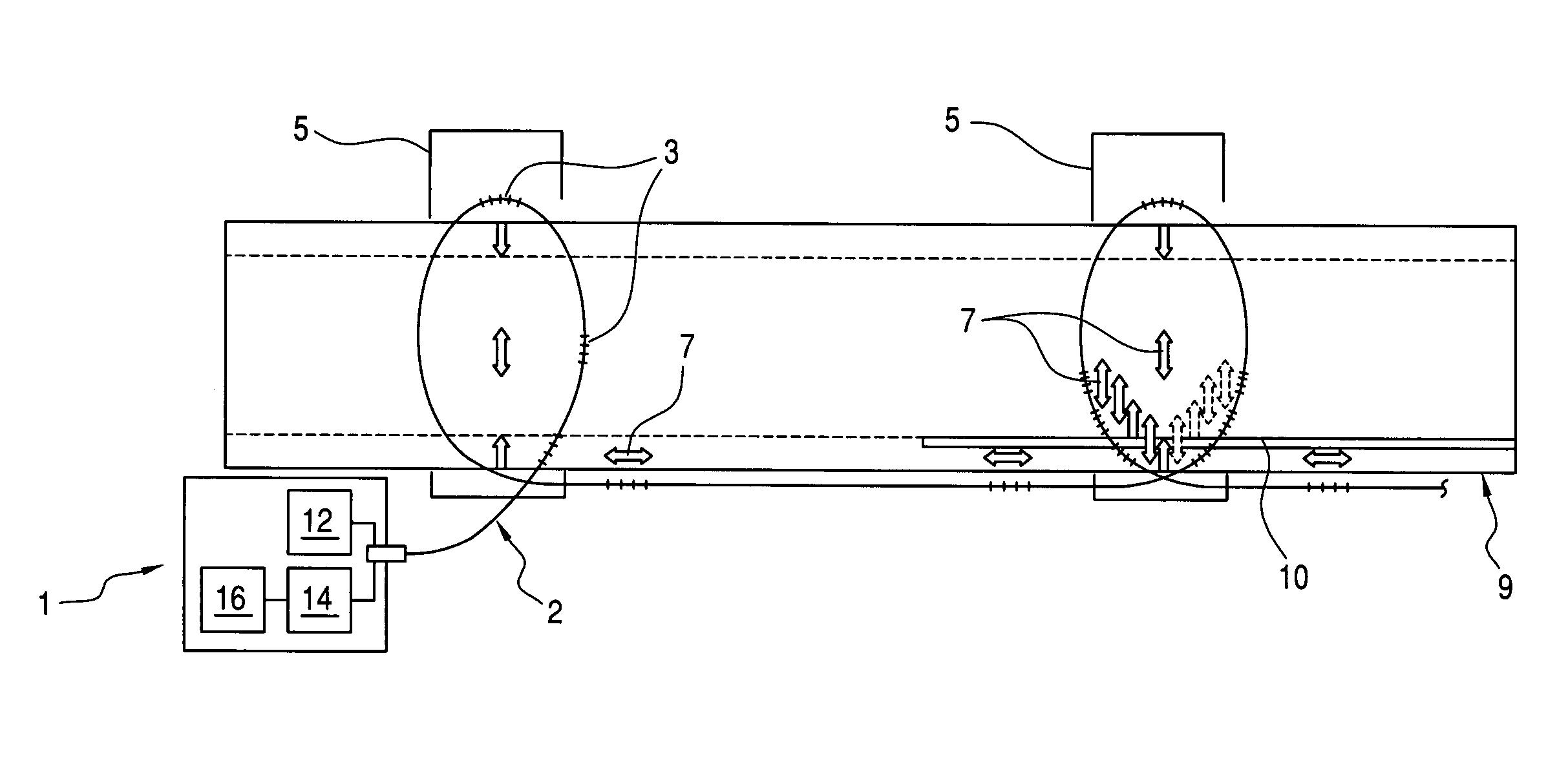 System and method for uniform and localized wall thickness measurement using fiber optic sensors