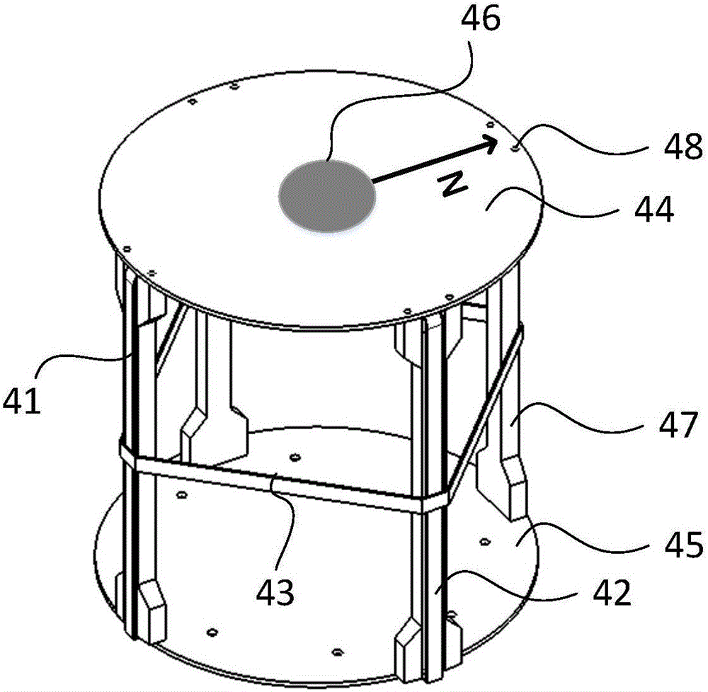 Three dimensional full-lightning detection positioning system based on very-low frequency/low frequency