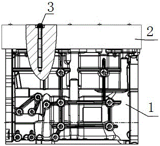 Machining method for cylinder bores of aluminum alloy cylinder block with simulating cylinder cover