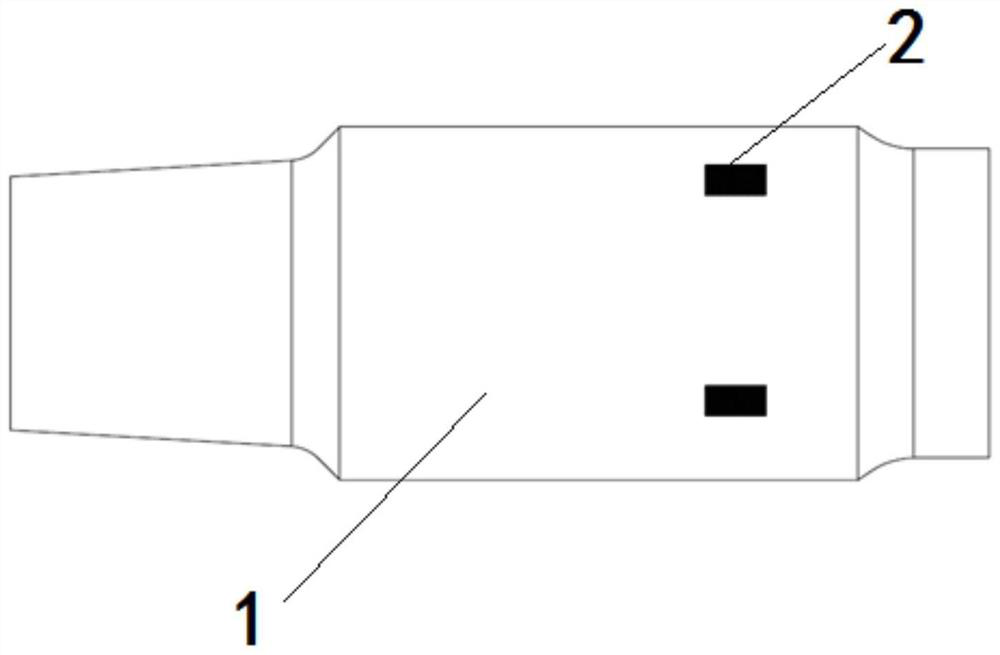 Drill rod with information identification code label