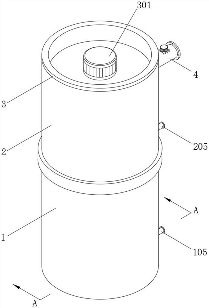 Desanding device for shale gas exploitation