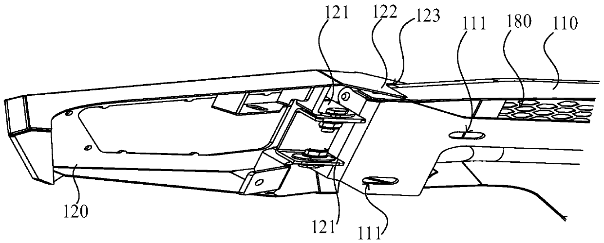 Front protection device and automobile