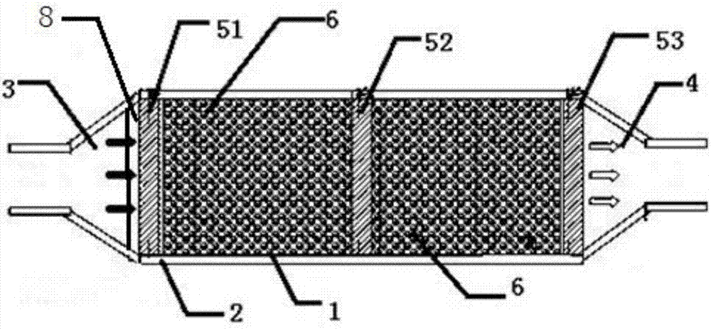 Reactor for purifying organic waste gas under cooperation of plasmas and ultraviolet ray catalysis