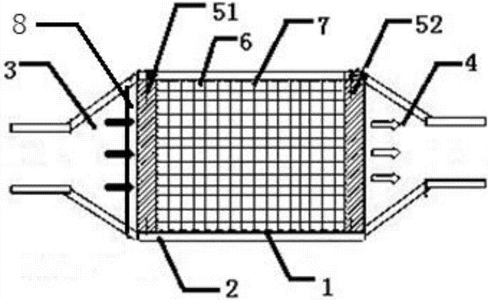 Reactor for purifying organic waste gas under cooperation of plasmas and ultraviolet ray catalysis