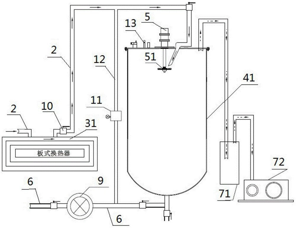 Defoaming device of single-component liquid resin and defoaming method