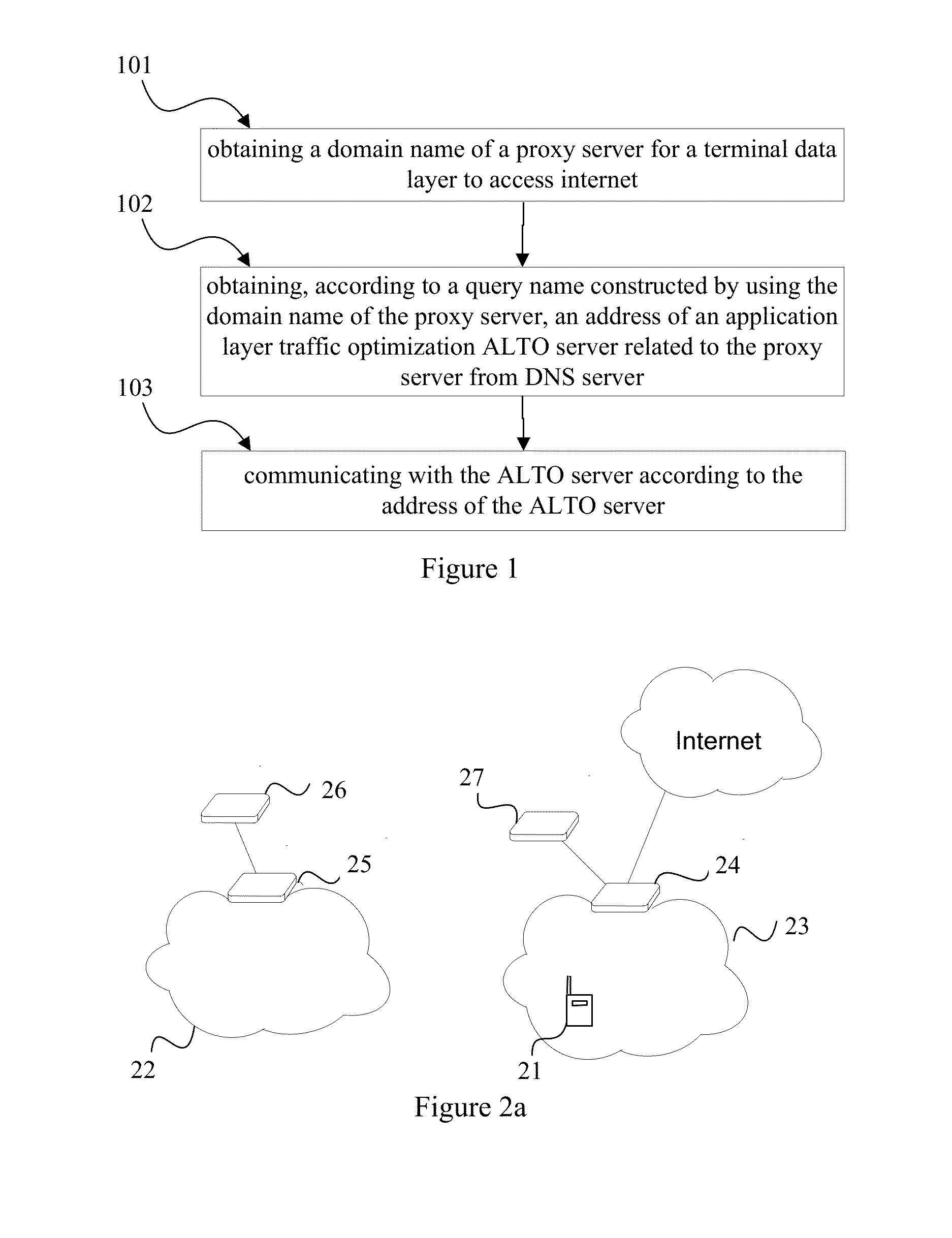 Method, device and system for an application layer traffic optimization server