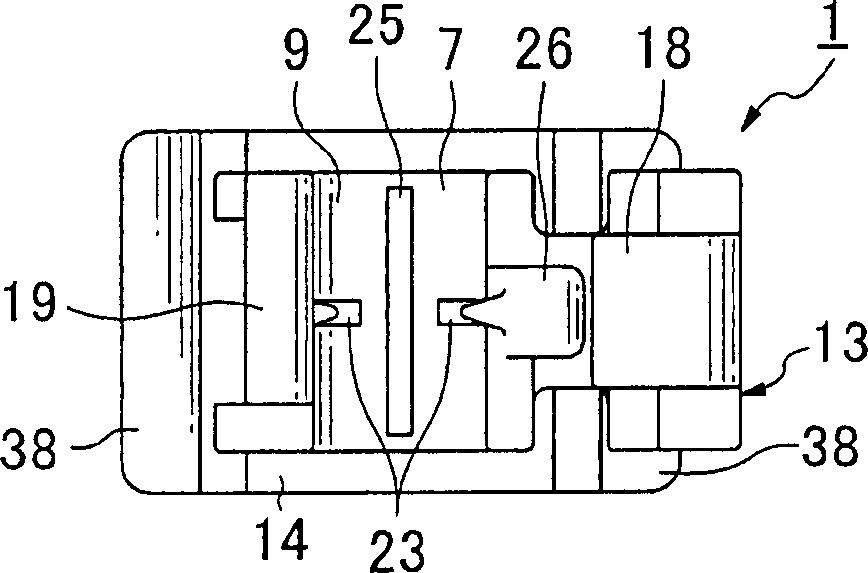 Clamp for slender object such as a cable