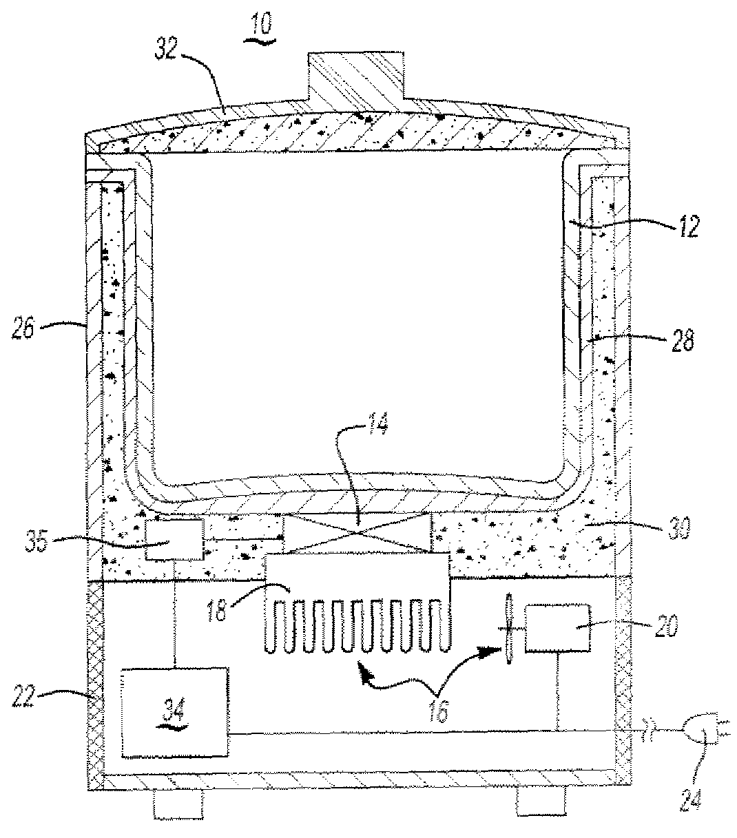 Cooker utilizing a peltier device