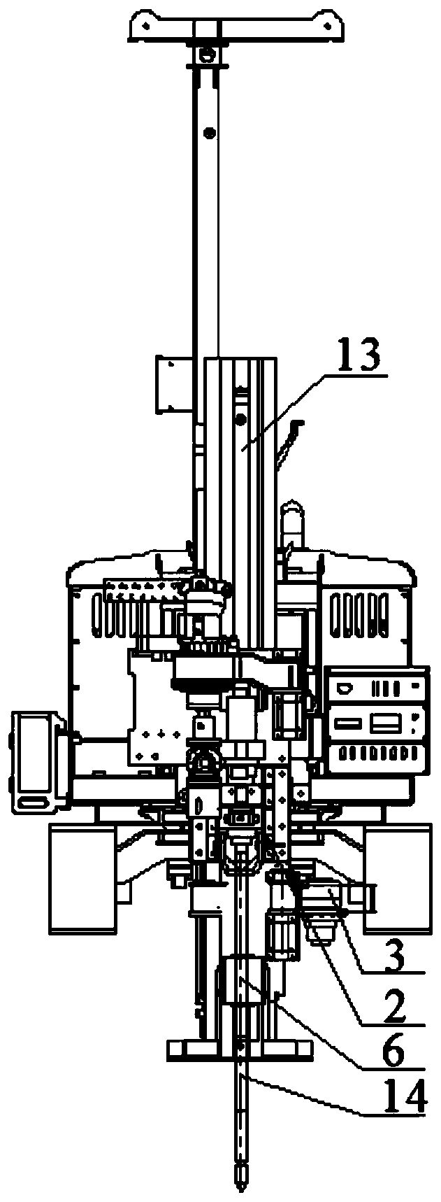 Various drill bit integrated direct-pushing type sampling equipment