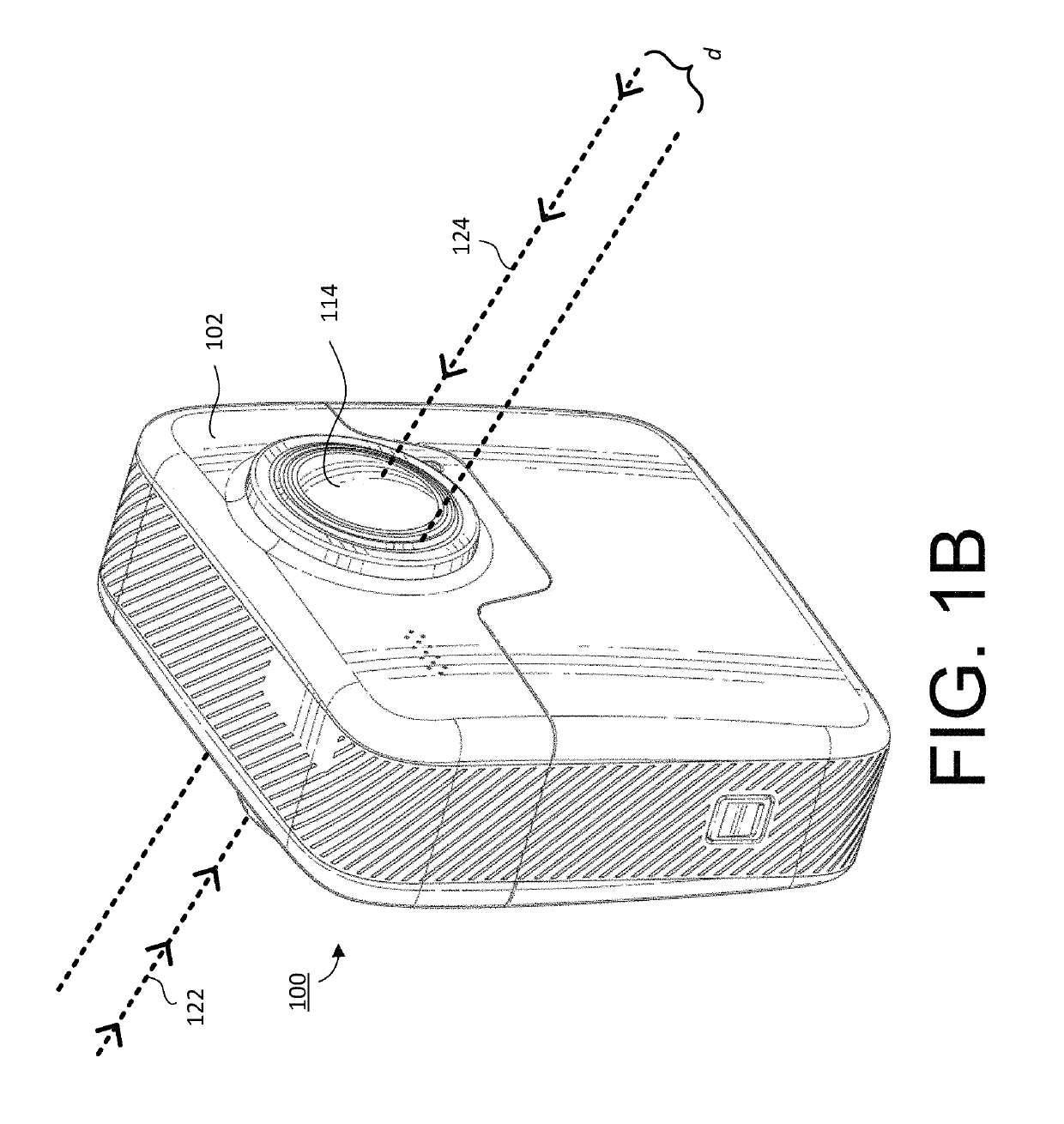 Underwater housing with offset domes for dual lens spherical camera