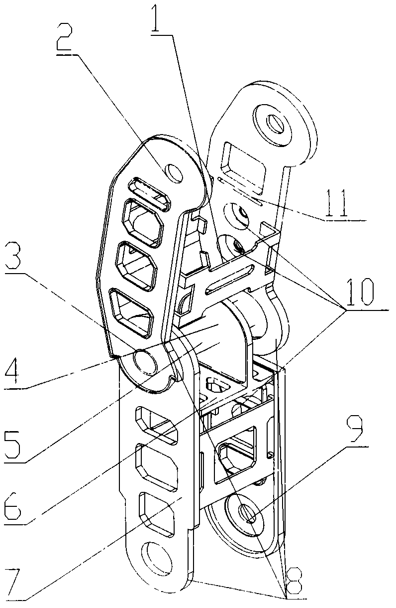 Lightweight design method of leg structure of biped humanoid robot