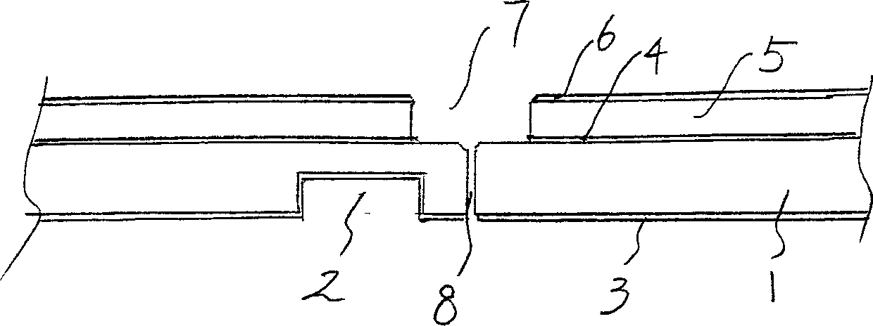 Cork skirtboard and production method