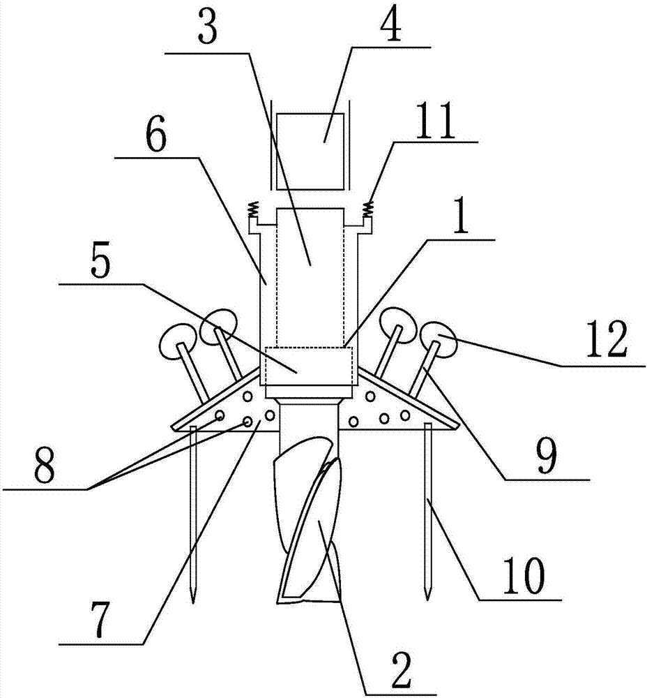 Soil crushing workpiece capable of improving land crushing efficiency