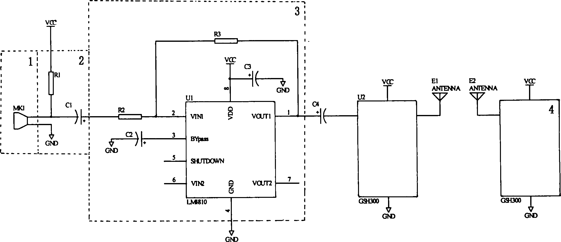 Realization method of wireless stethoscope based on bluetooth technology and bluetooth stethoscope