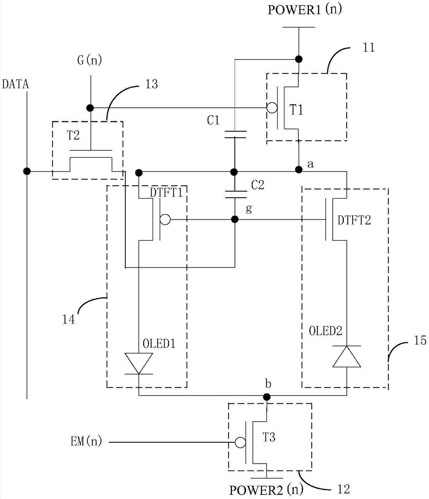 AC (alternating current)-driven pixel circuit, driving method and display device