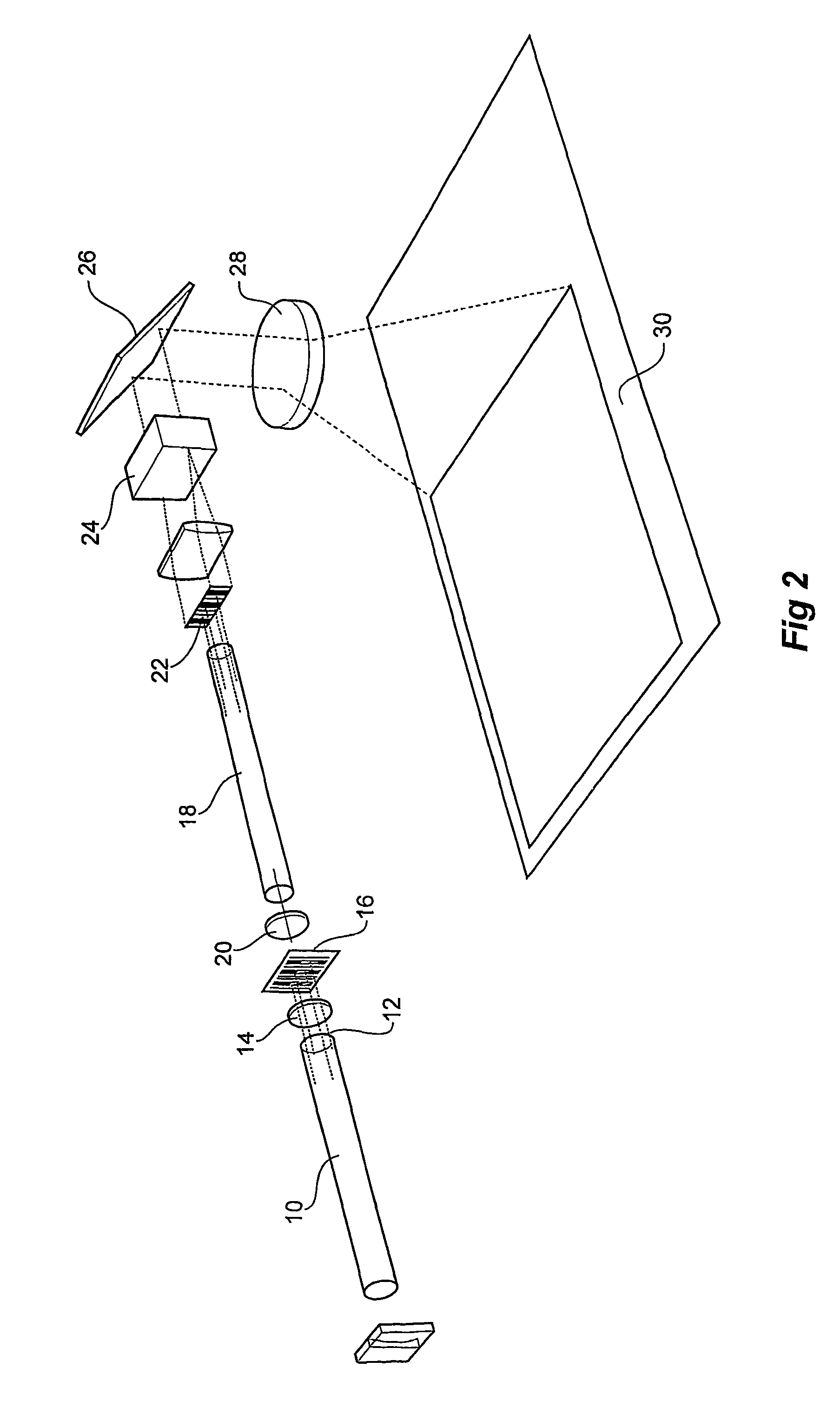 Image amplification for laser systems