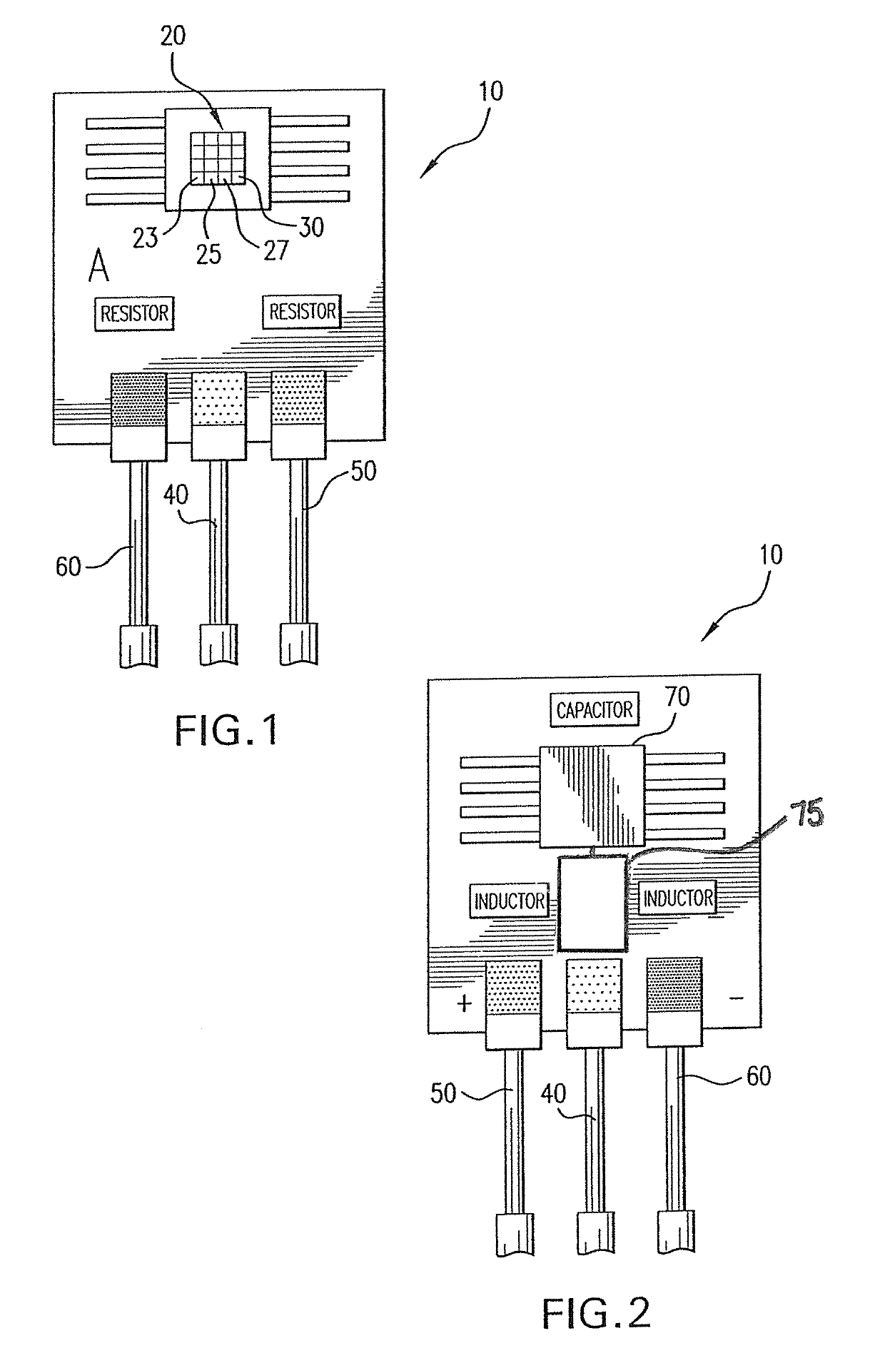 Method and apparatus for determining presence and operation of a component in a printed circuit board