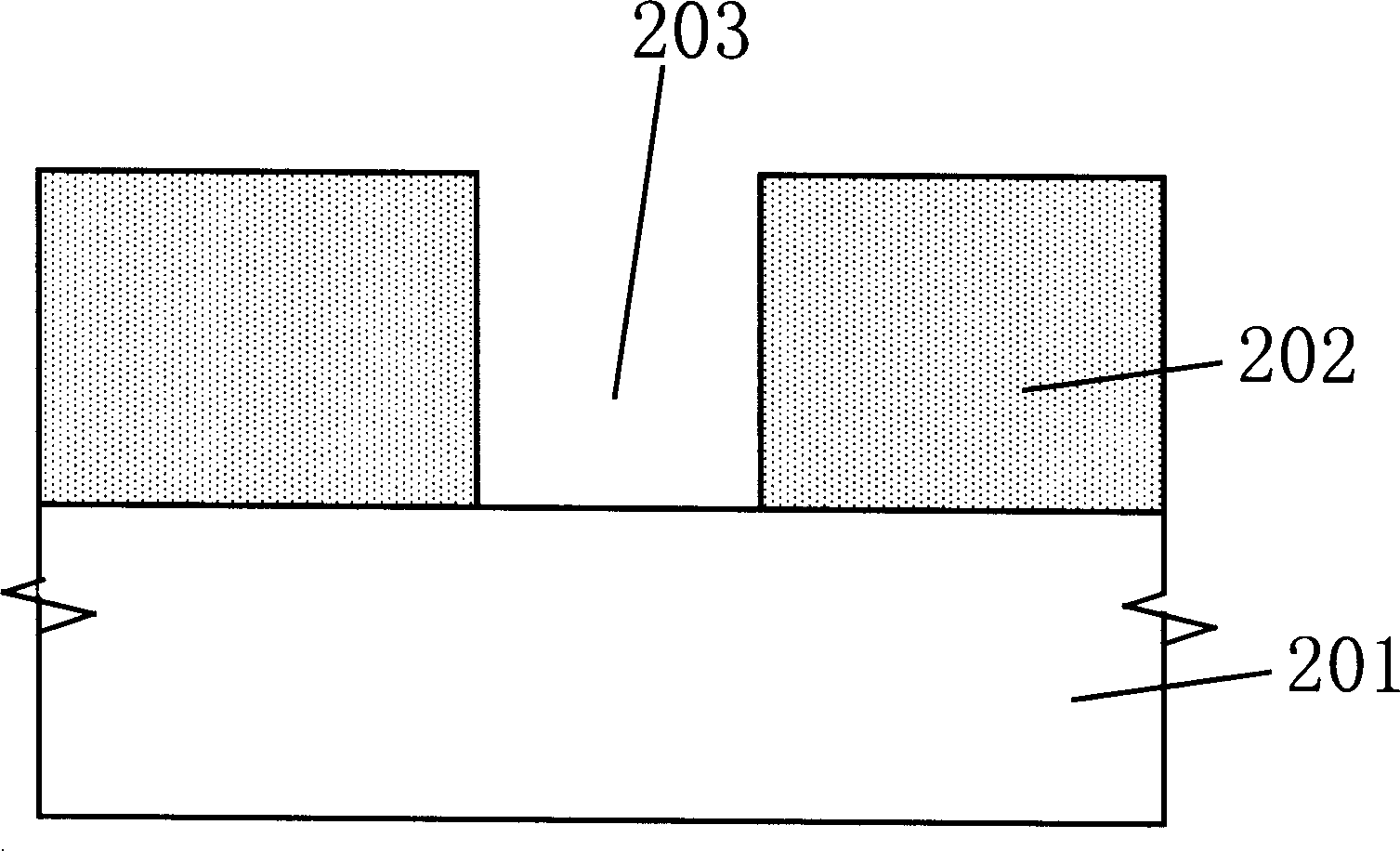 Contact hole filling method