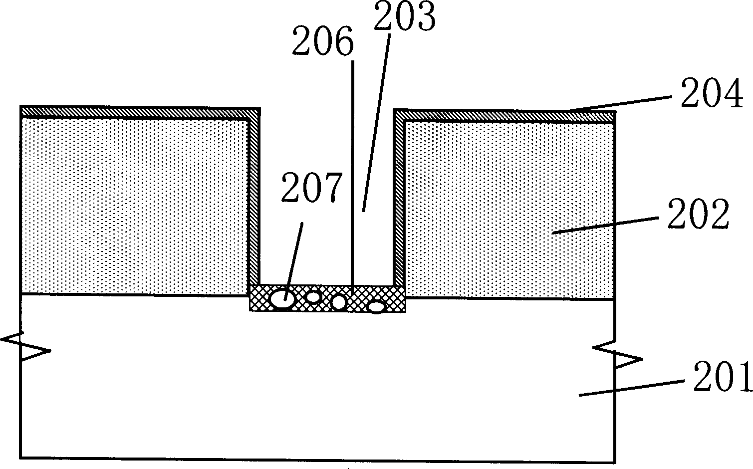 Contact hole filling method