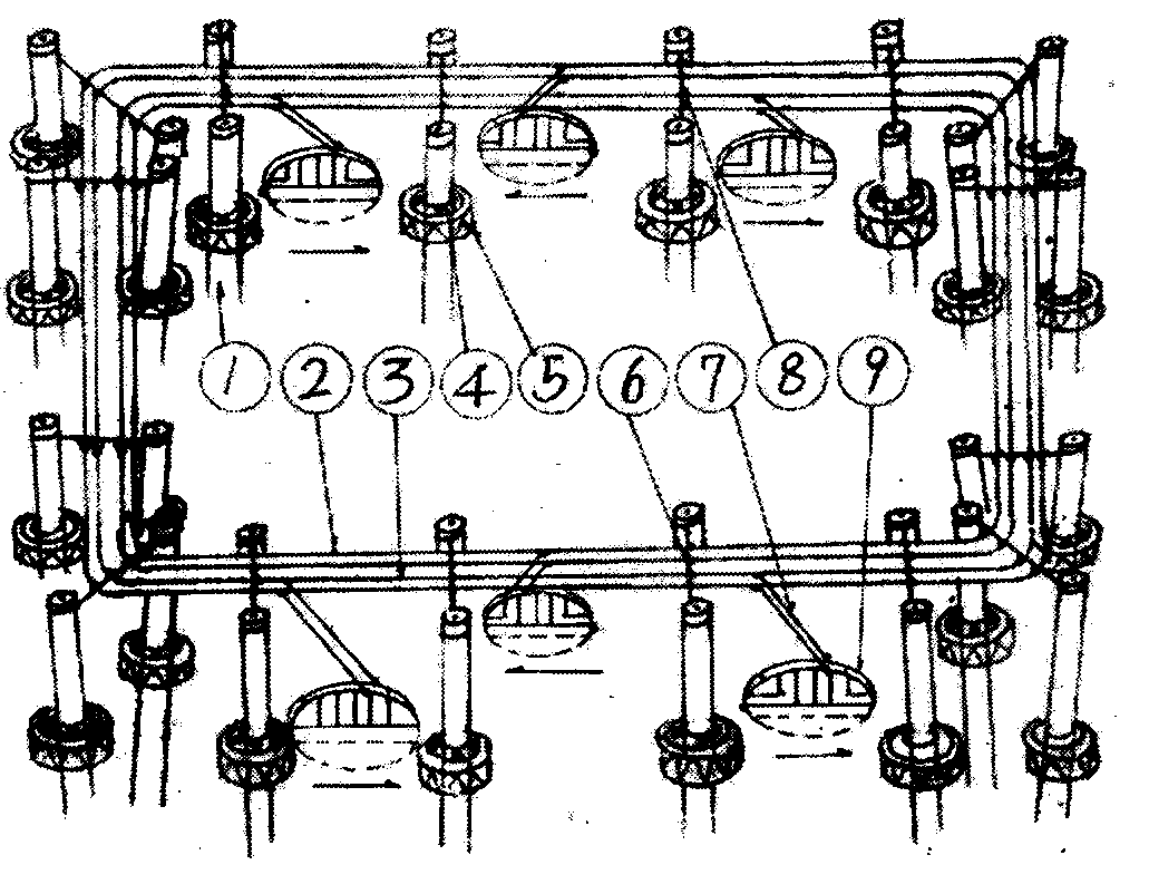 Urban waterborne electric railroad traffic network