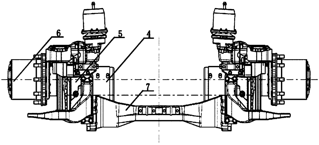 Low-floor electric axle assembly