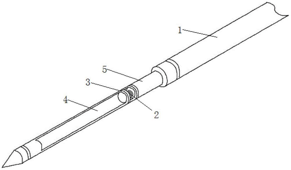 A mechanism for marking tumor borders on biopsy needles