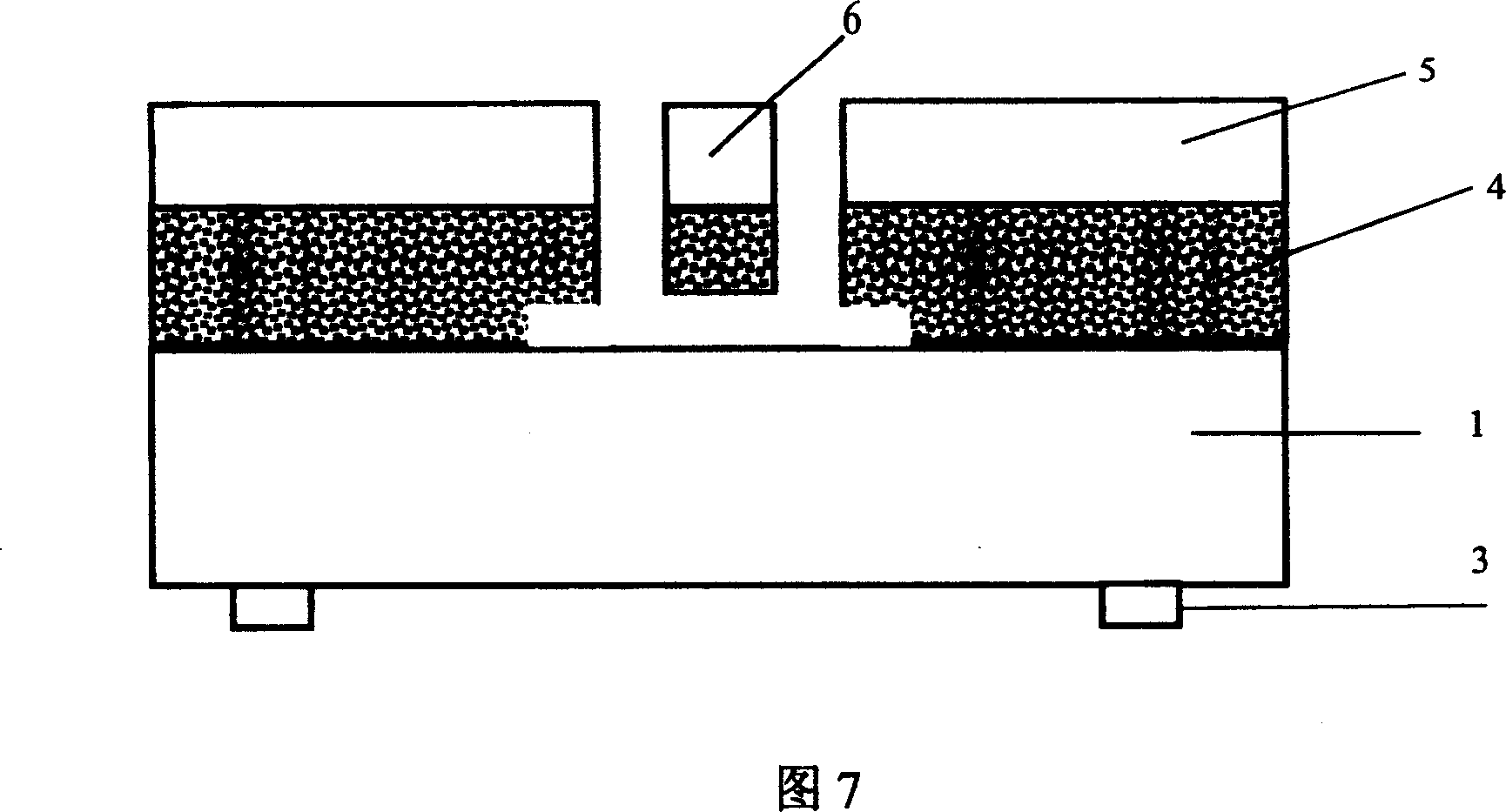 Method for producing MEMS sensor suspension beam structure