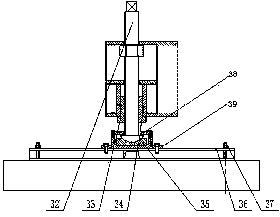 Universal five-point support loading type tower crane foundation and construction method