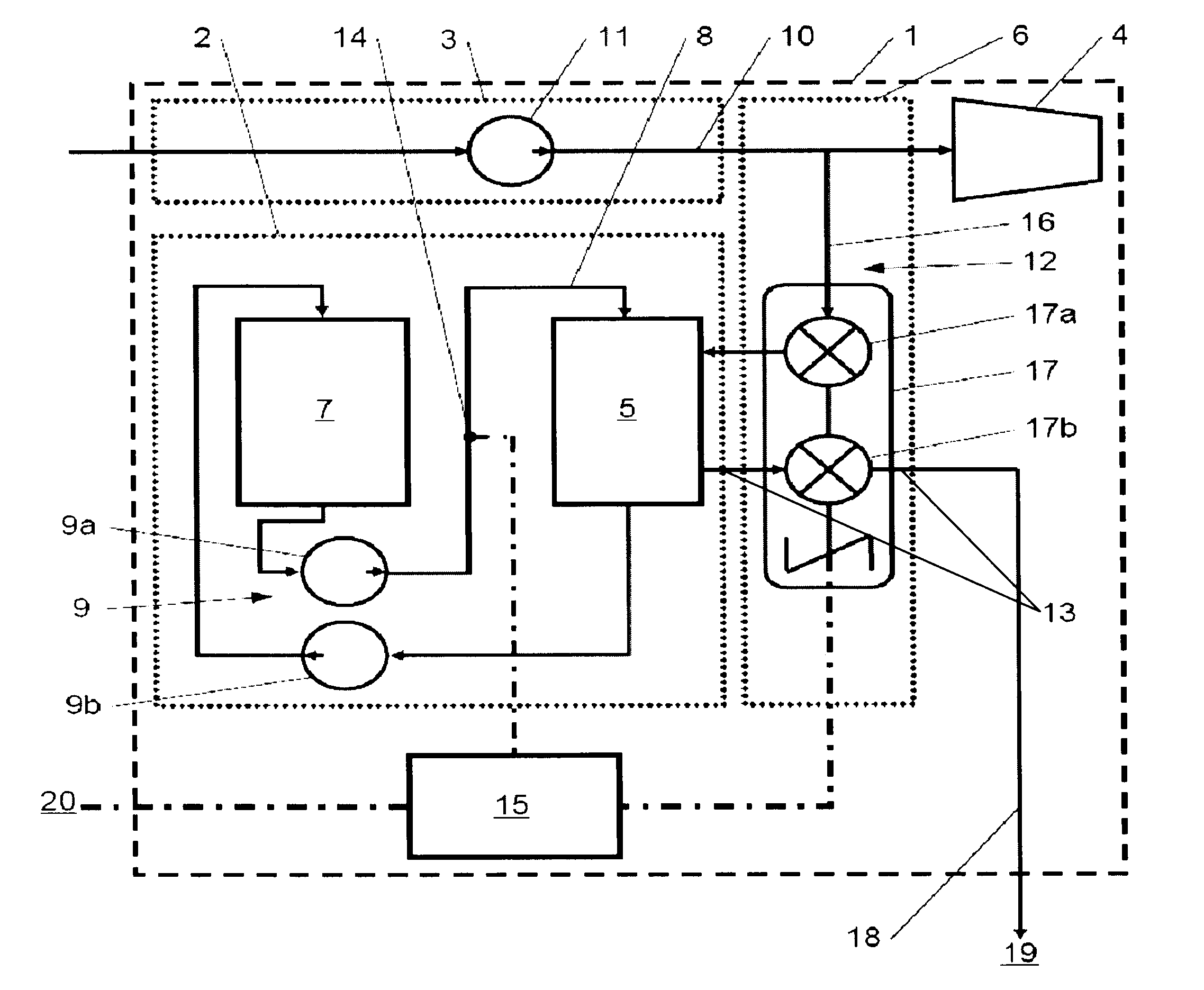 Device and method of standby lubrification for an engine