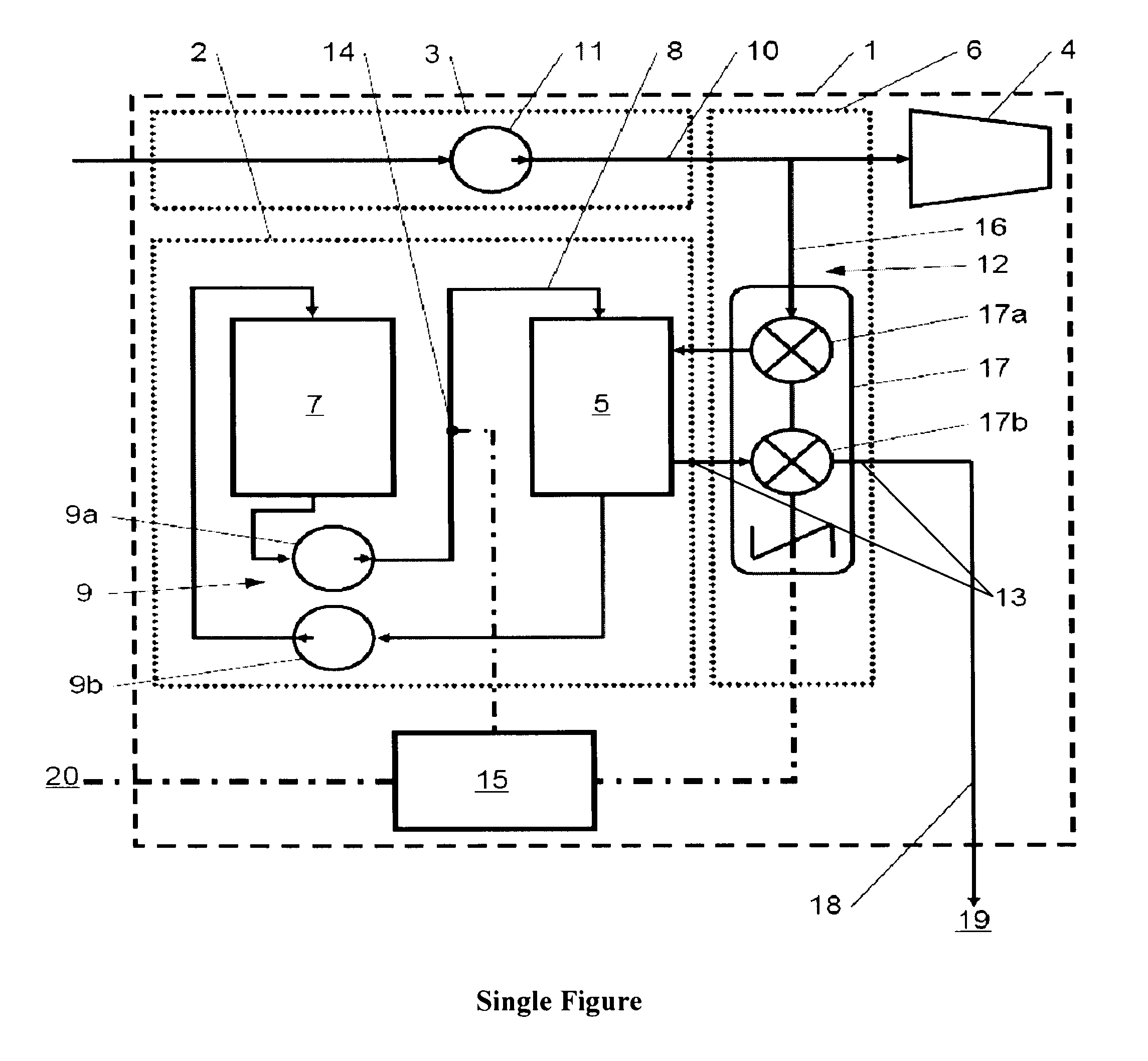 Device and method of standby lubrification for an engine