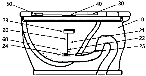 A urine flow rate detection toilet and its detection method