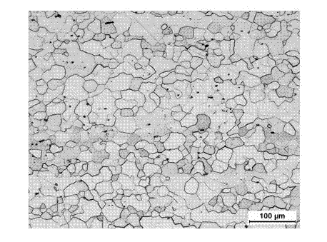 Method for improving toughness of middle chromium ferritic stainless steel medium plate