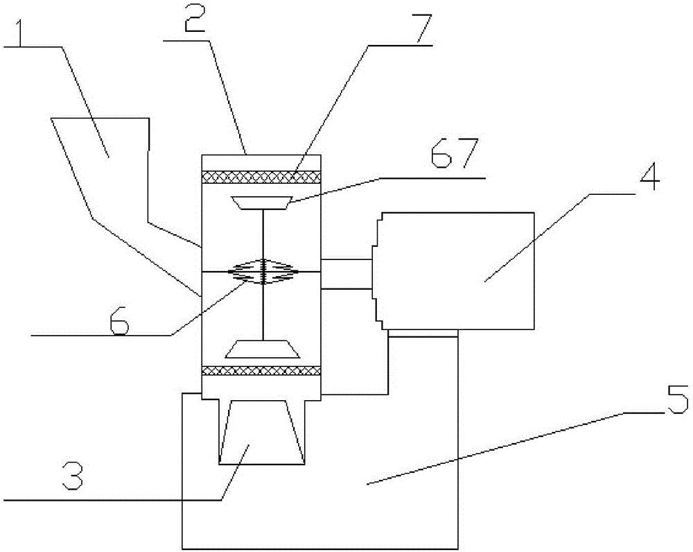 Chili smashing machine with foldable smashing knife