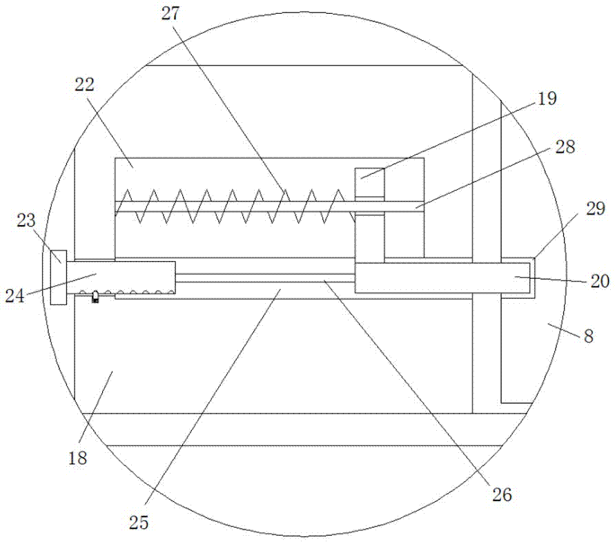 Detection device on production line of electric energy meter